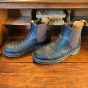 Dr. Martens Crazy Horse Chelsea Industrial Safety Toe Boots